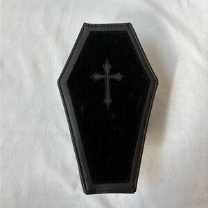 Black Coffin Crossbody Bag
